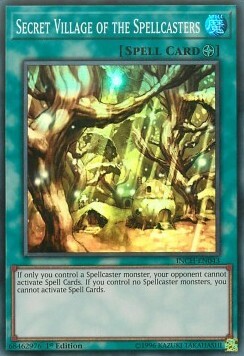 Secret Village of the Spellcasters Card Front