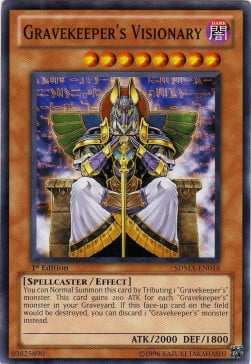1st Edition Common Gravekeeper's Visionary YGO Structure Deck Marik 