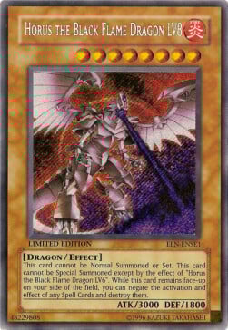 Horus il Drago della Fiamma Oscura LV8 Card Front
