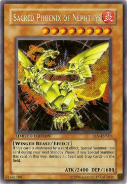 Sacred Phoenix of Nephthys Card Front