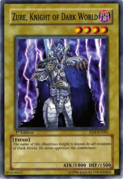 Zure, Knight of Dark World Card Front