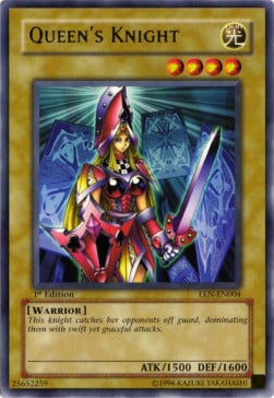 Queen's Knight Card Front