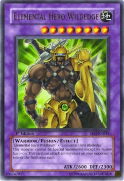 Elemental Hero Wildedge Card Front