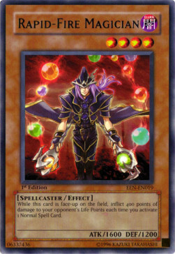 Rapid-Fire Magician Card Front