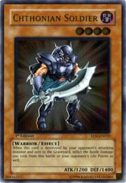 Chthonian Soldier · Ultimate Rare 010ul
