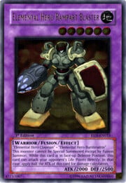 Elemental Hero Rampart Blaster · Ultimate Rare 033ul