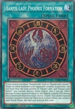 Harpie Lady Phoenix Formation Card Front