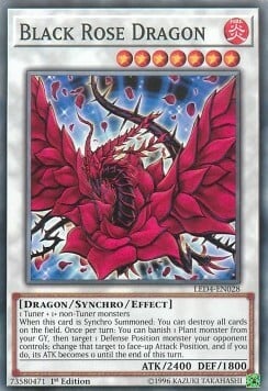 Drago Rosa Nera Card Front