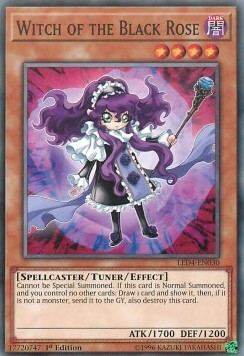 Strega della Rosa Nera Card Front