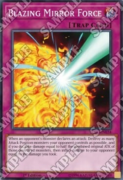 Blazing Mirror Force Card Front