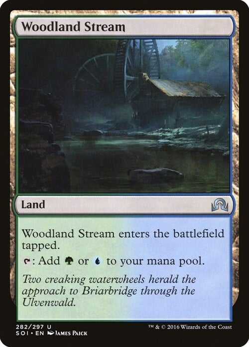 Woodland Stream Card Front