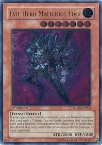 Evil Hero Malicious Edge Card Front
