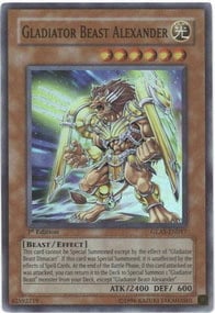 Gladiator Beast Alexander Card Front
