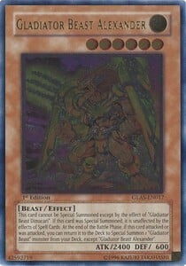 Gladiator Beast Alexander Card Front