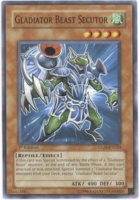 Gladiator Beast Secutor Card Front