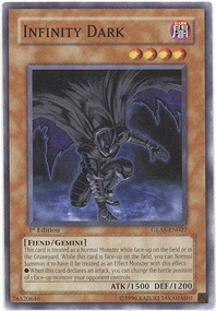 Infinity Dark Card Front