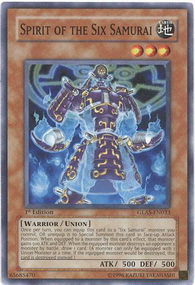 Spirit of the Six Samurai Card Front