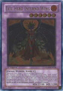 Evil Hero Inferno Wing Card Front