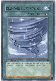 Diamond-Dust Cyclone Card Front