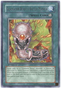 Gladiator Beast's Battle Manica Card Front