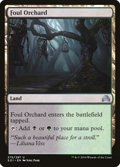 Foul Orchard Card Front
