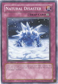 Natural Disaster Card Front