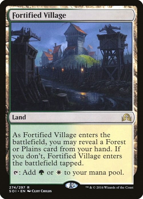 Fortified Village Card Front