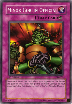 Minor Goblin Official Card Front
