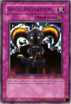 Skull Invitation Card Front