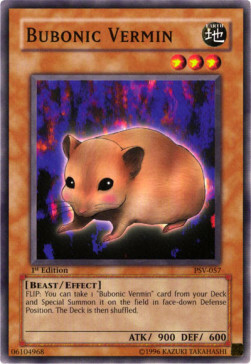 Bubonic Vermin Card Front