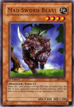 Mad Sword Beast Card Front