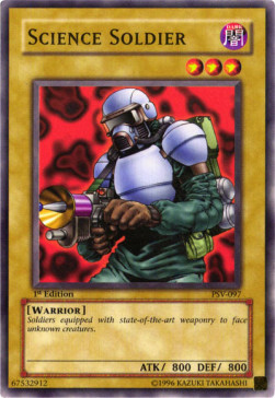 Science Soldier Card Front