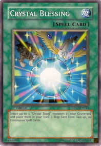 Crystal Blessing Card Front