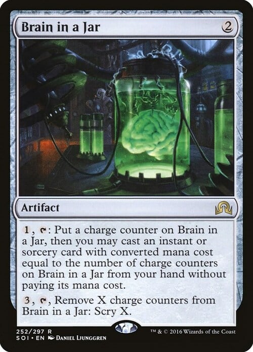 Brain in a Jar Card Front