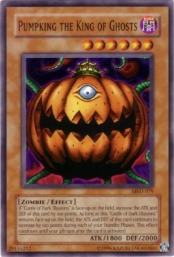 Pumpking the King of Ghosts Card Front
