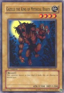 Gazelle the King of Mythical Beasts Card Front