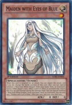 Maiden with Eyes of Blue Card Front