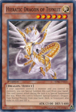 Hieratic Dragon of Tefnuit Card Front