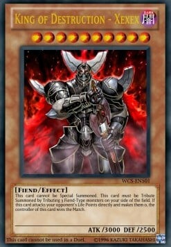 King of Destruction - Xexex Card Front