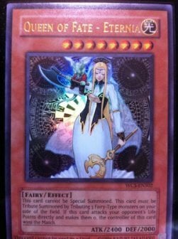 Queen of Fate - Eternia Card Front