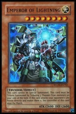 Emperor of Lightning Card Front