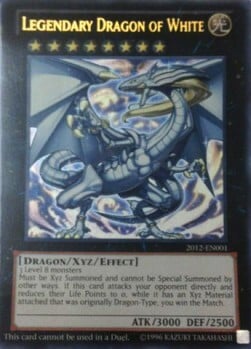 Legendary Dragon of White Card Front