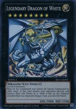 Legendary Dragon of White Card Front