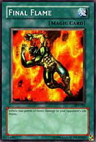 Final Flame Card Front
