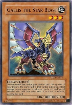 Gallis the Star Beast Card Front