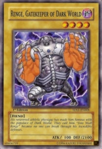 Renge, Gatekeeper of Dark World Card Front