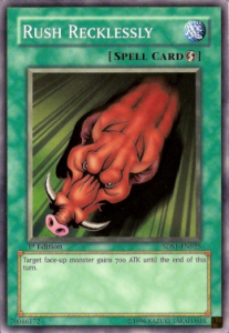 Rush Recklessly Card Front