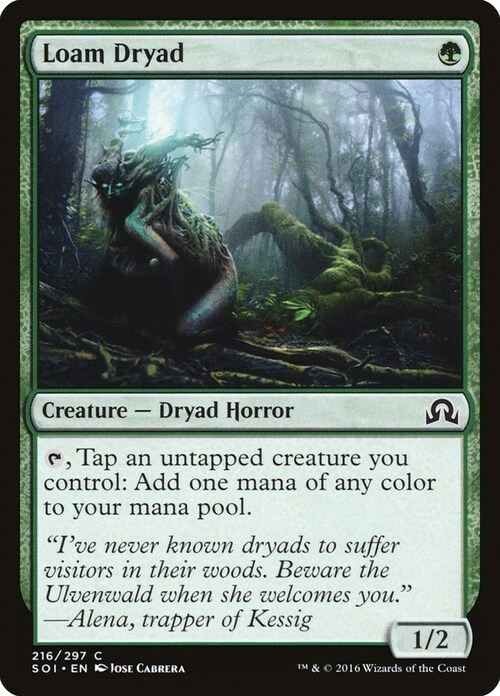 Loam Dryad Card Front