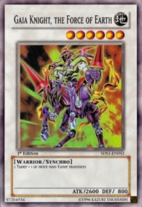 Gaia Knight, the Force of Earth Card Front