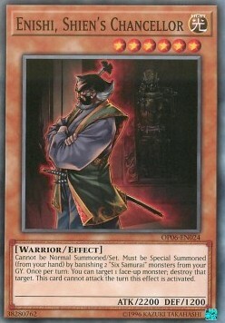 Enishi, Shien's Chancellor Card Front